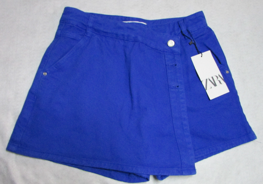 Zara Royal Blue Skort Size 6