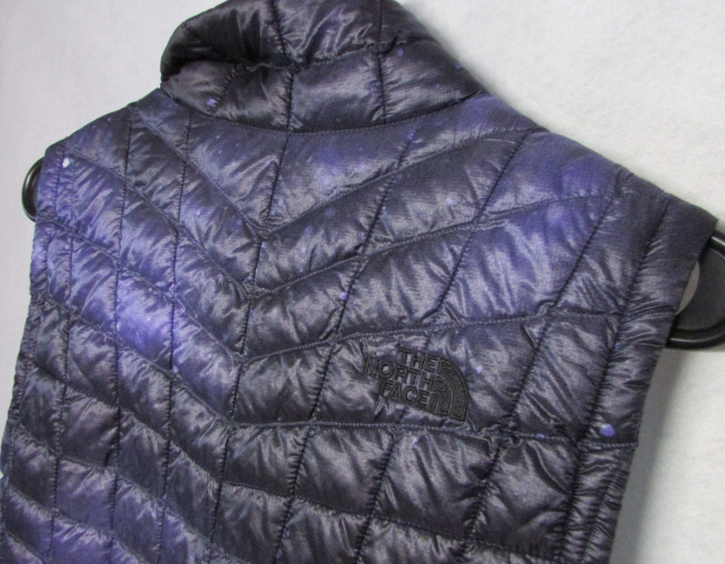 North Face Puffer Vest with Blue Galaxy Thermoball Women's Size M