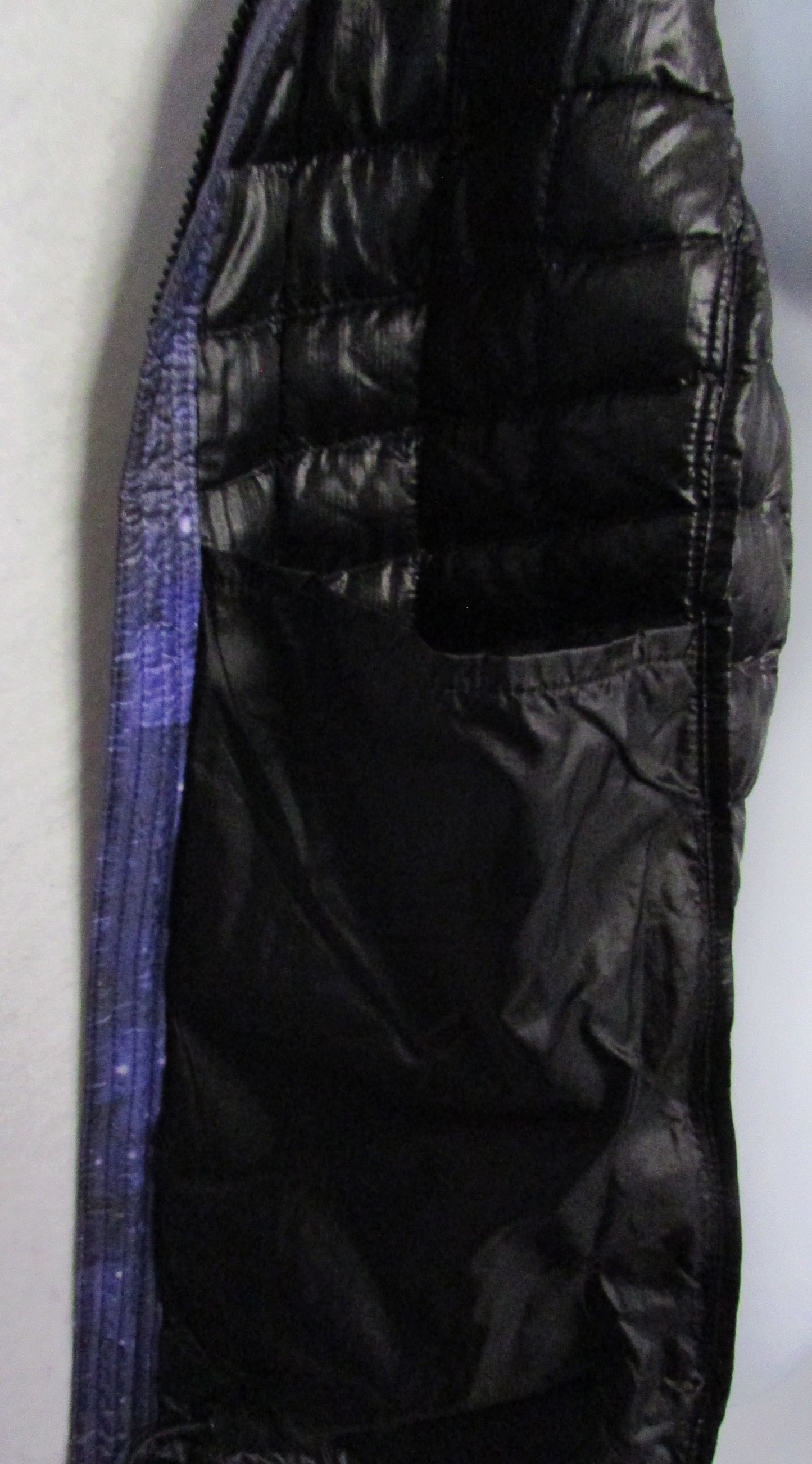 North Face Puffer Vest with Blue Galaxy Thermoball Women's Size M