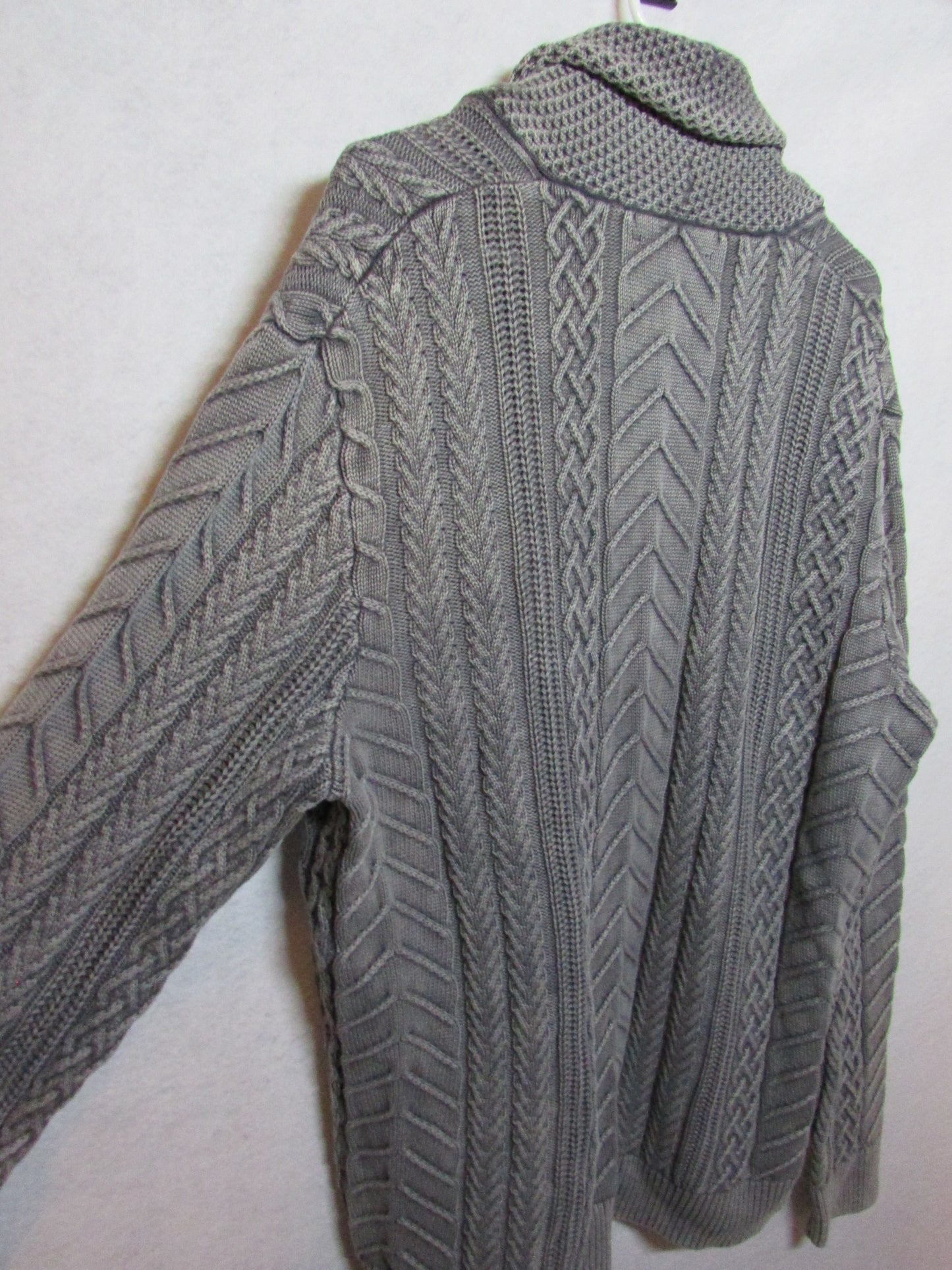 Gray Lucky Brand Men's Ribbed Sweater Size L