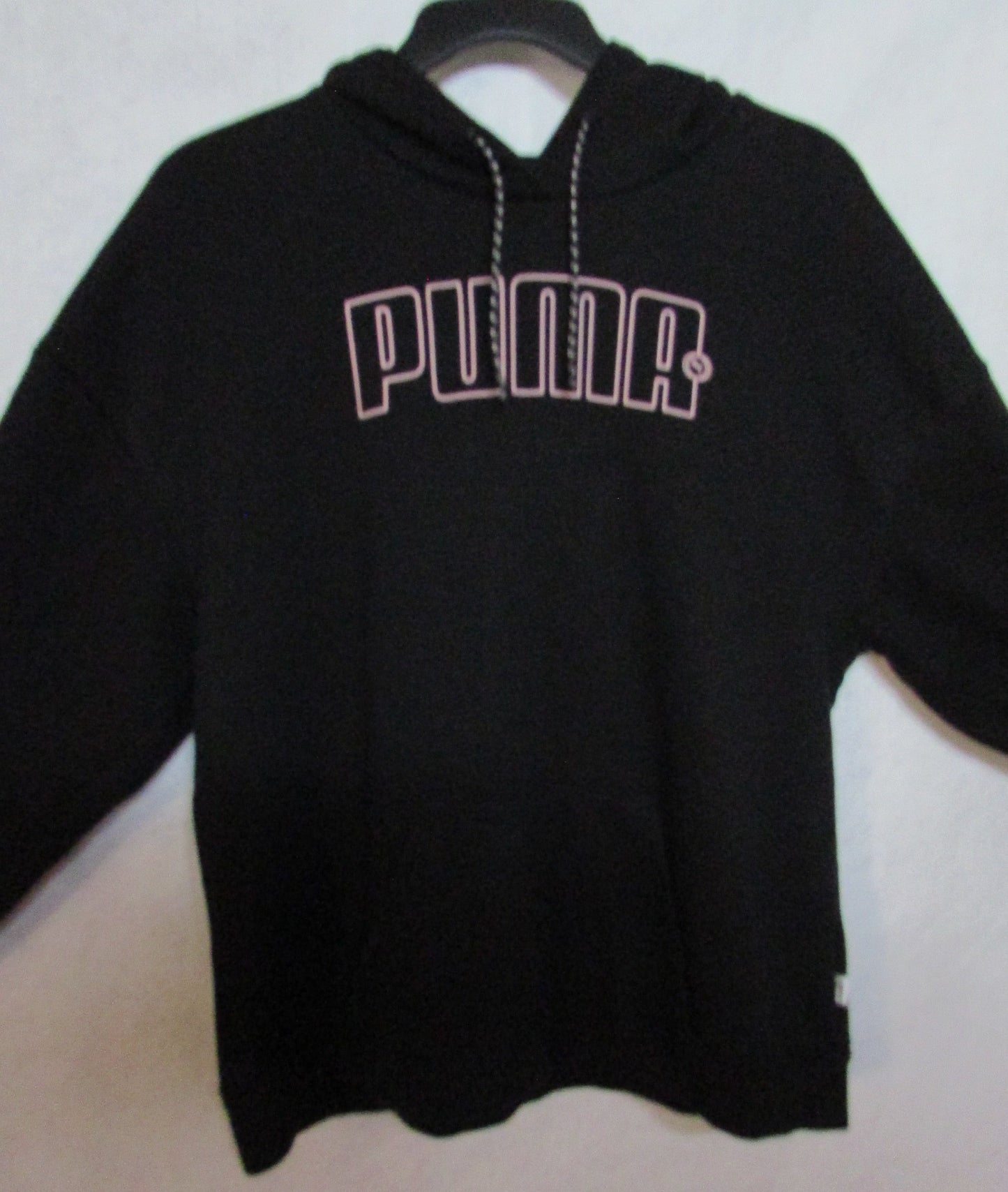 Puma Hoodie Black and Pink Women's Size M