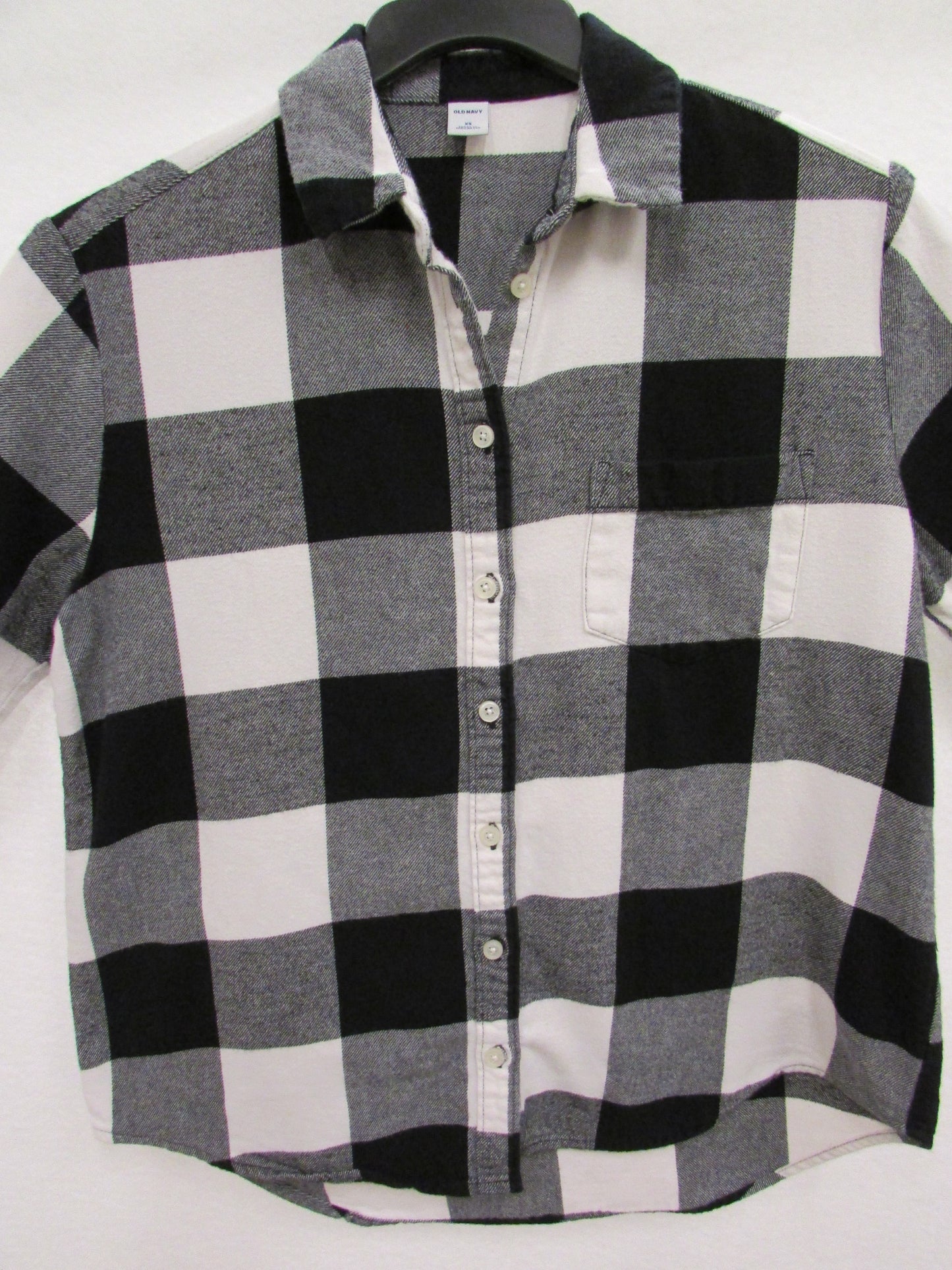 Black & White Old Navy Flannel XS Women's