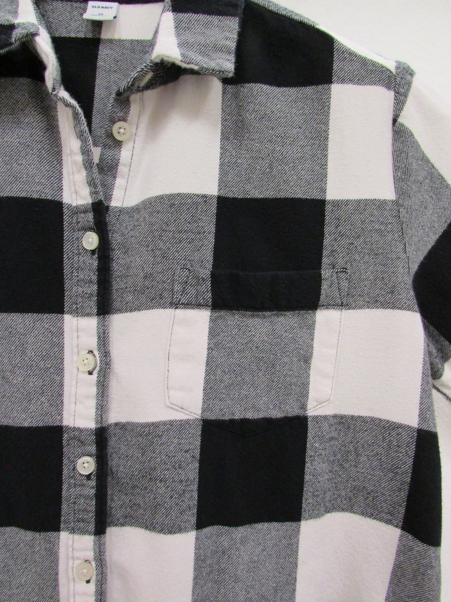 Black & White Old Navy Flannel XS Women's