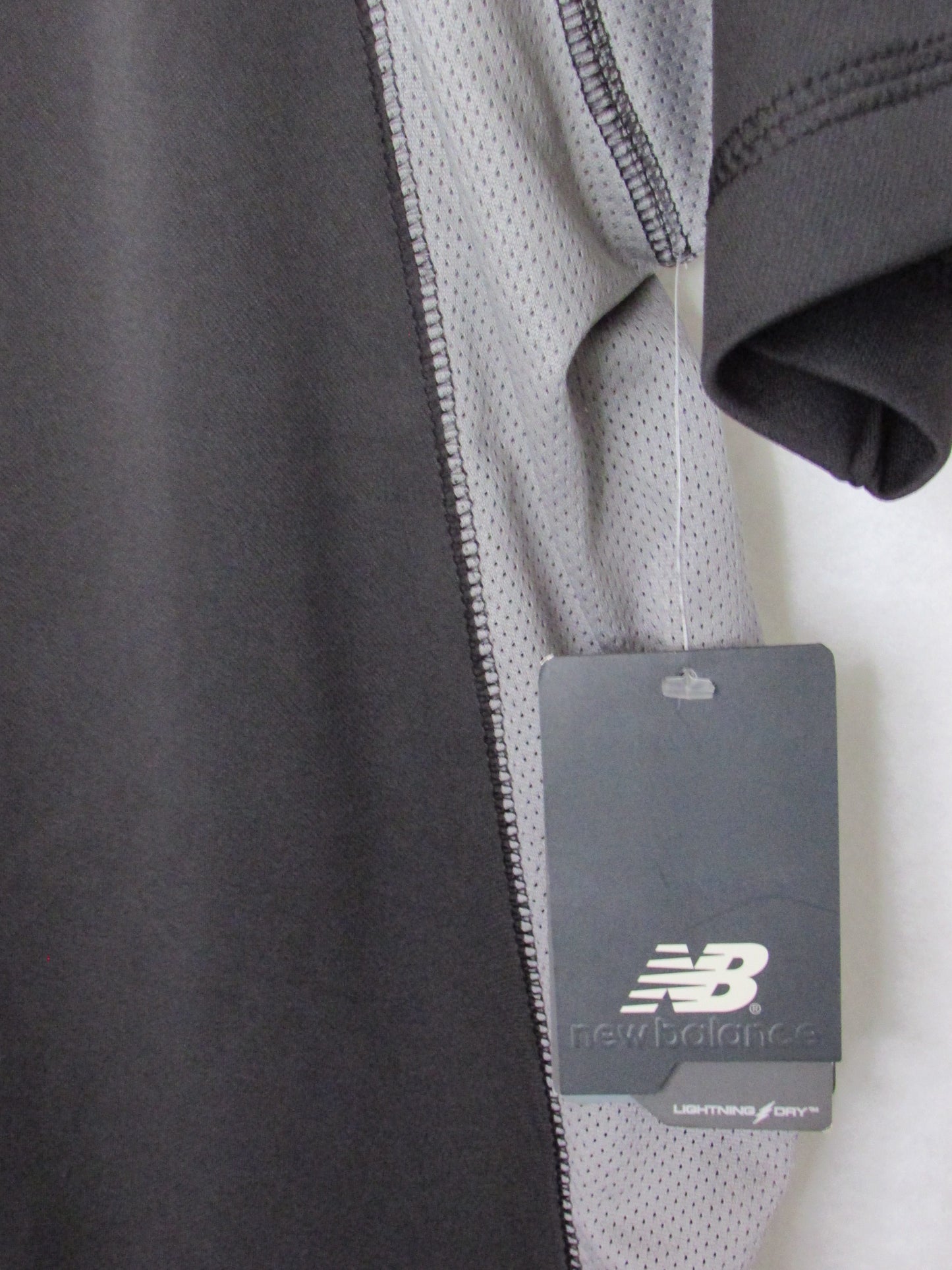 NWT New Balance Black and Grey Shirt Men's Sze S