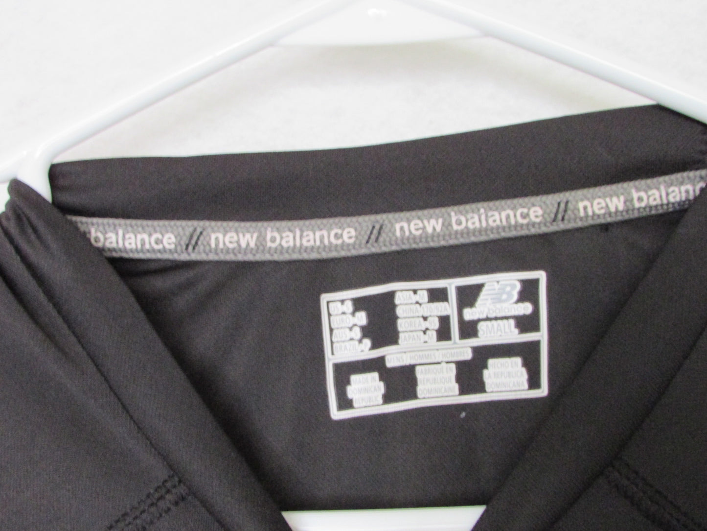 NWT New Balance Black and Grey Shirt Men's Sze S