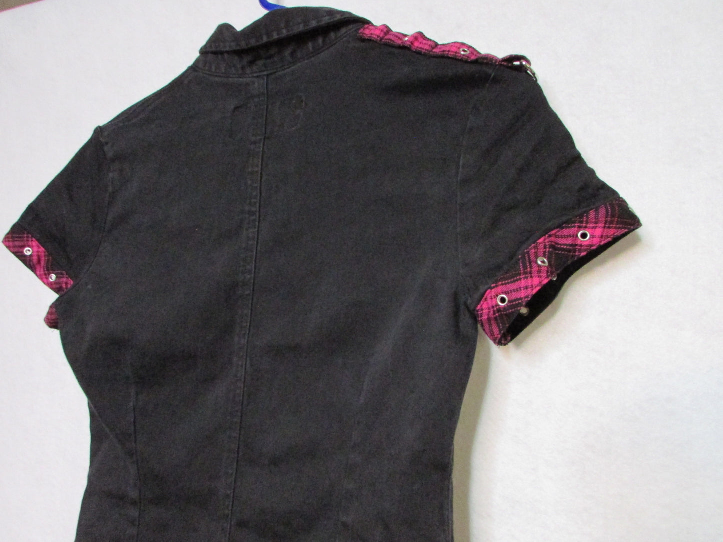 Vintage TrippNYC Dress Black and Pink Size M with Belt