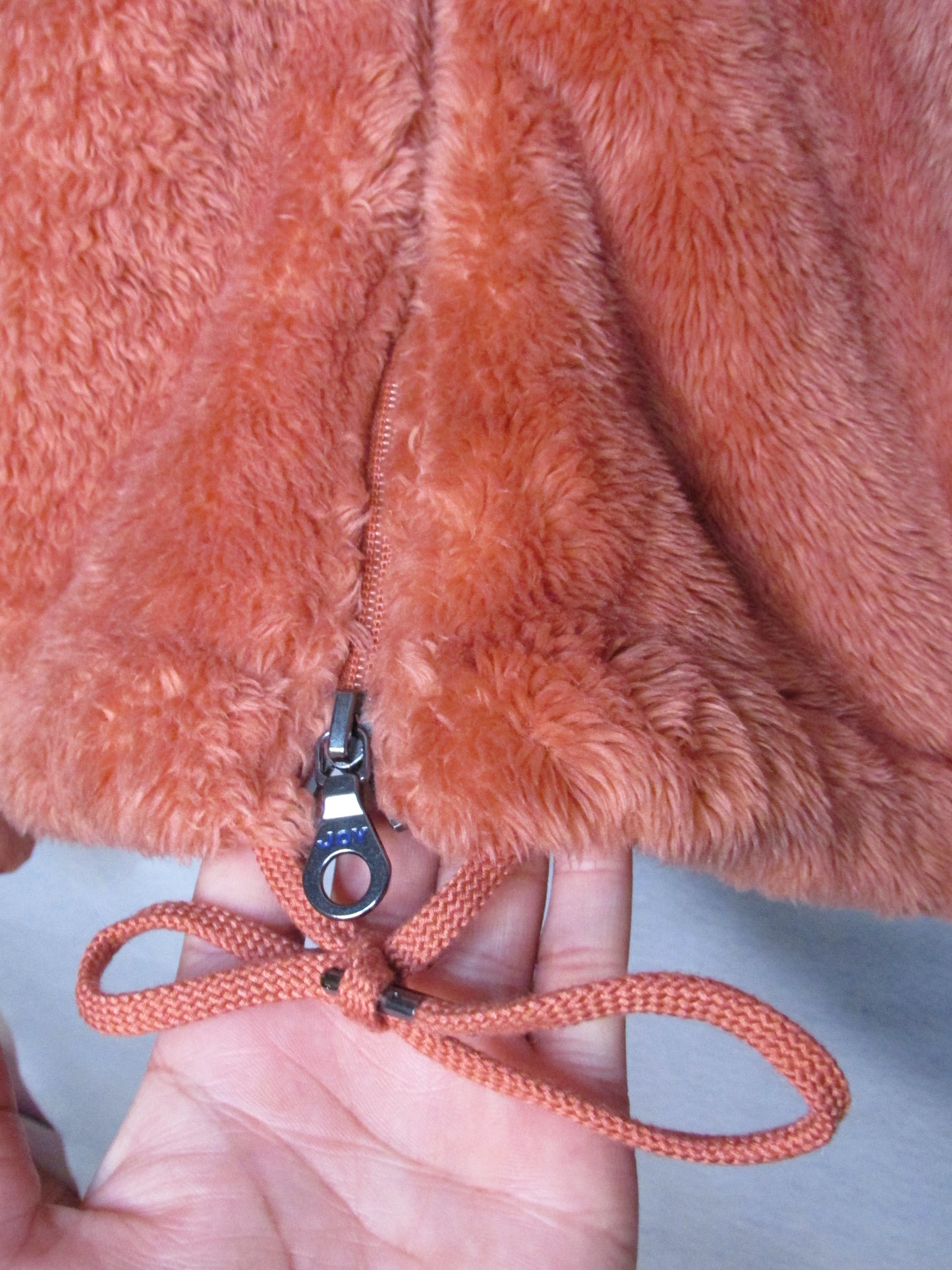 Orange JoyLab Furry Jacket - Size M