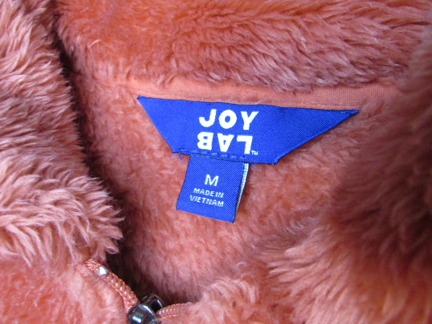 Orange JoyLab Furry Jacket - Size M