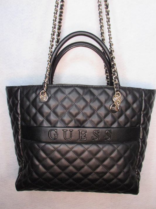 Guess Purse with Gold Rope Chain Size Large