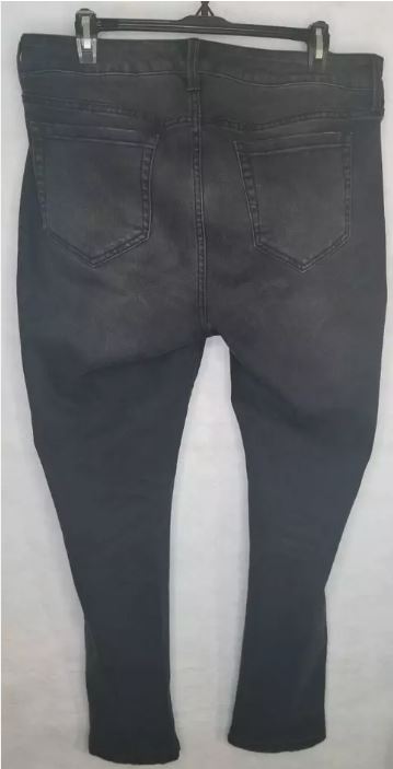 Torrid Feel the Fit Distressed Black Jeans Size 12R