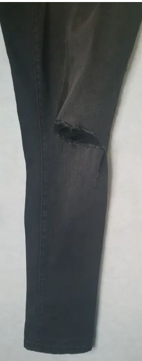Torrid Feel the Fit Distressed Black Jeans Size 12R