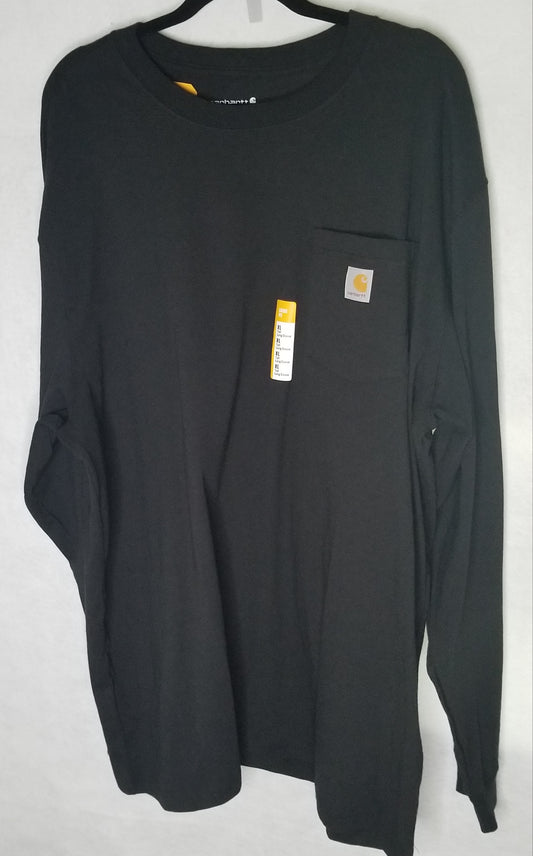 Carhartt Black Long Sleeve Men's T-shirt Size XL