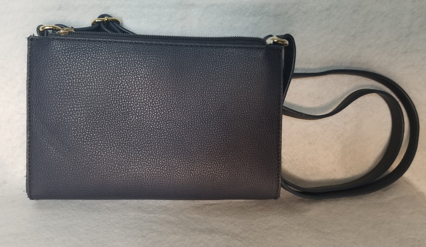 Navy Blue Tommy Hilfiger Leather Purse