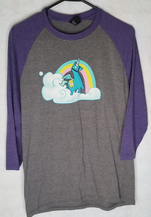 Fortnite 3/4 Sleeve Men's T-shirt with Unicorn - Men's S