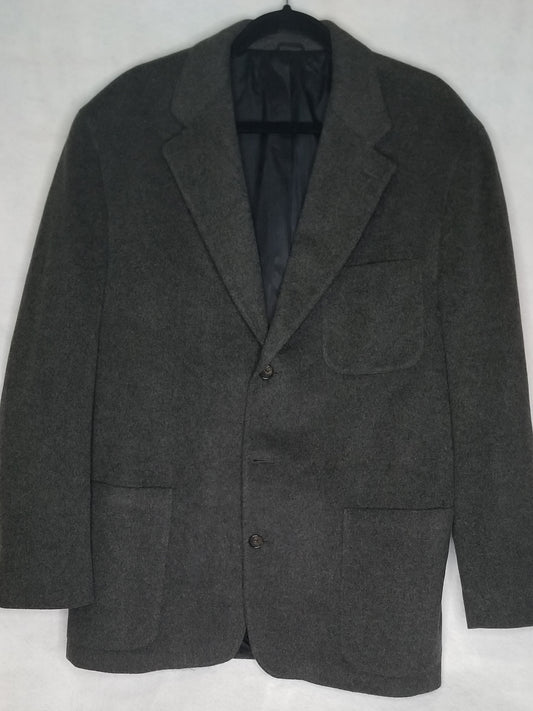 J Crew Men's Wool Cashmere Coat Size 42R