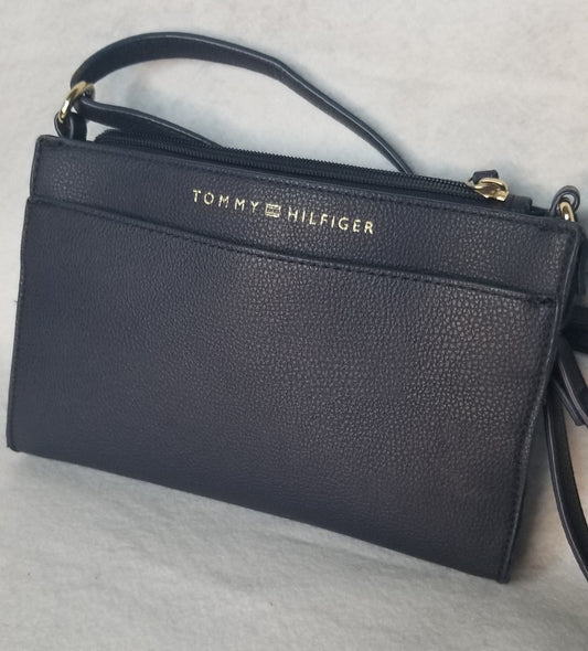 Navy Blue Tommy Hilfiger Leather Purse