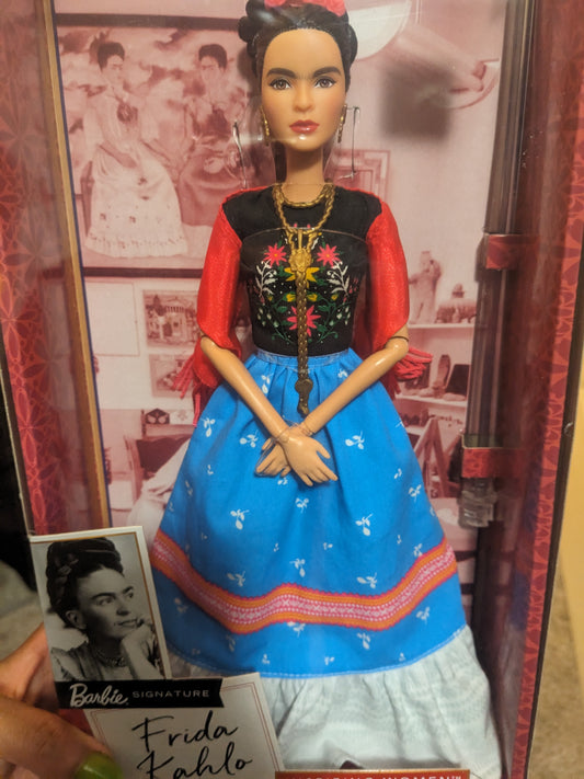 Frida Kahlo Mexican Artist Barbie inspiring Women Special Edition Doll