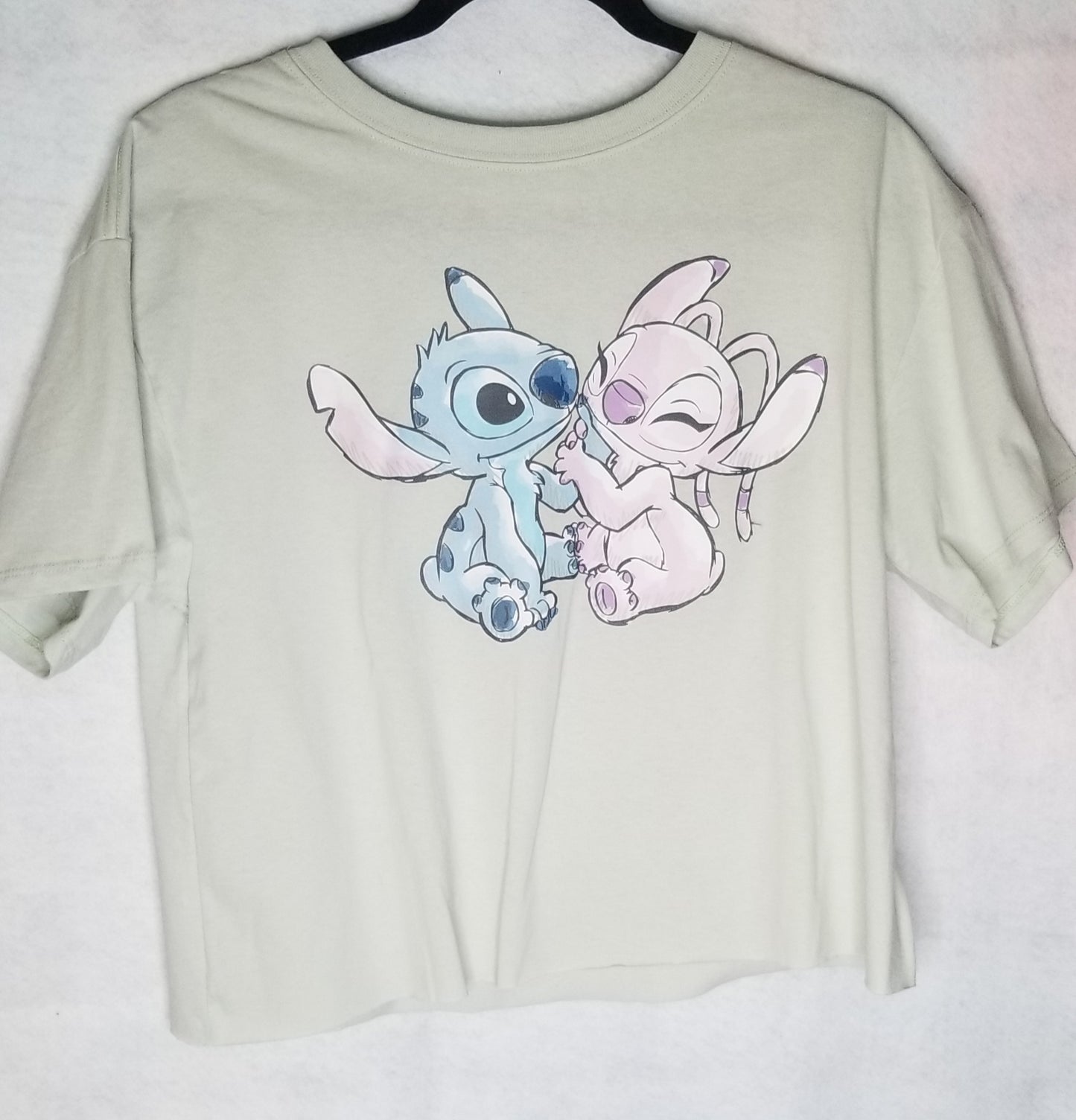 Lilo & Stitch Crop Top Women's T-shirt Size L