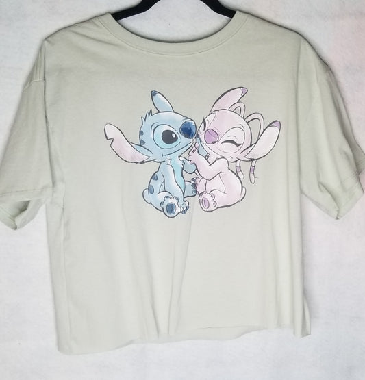 Lilo & Stitch Crop Top Women's T-shirt Size L