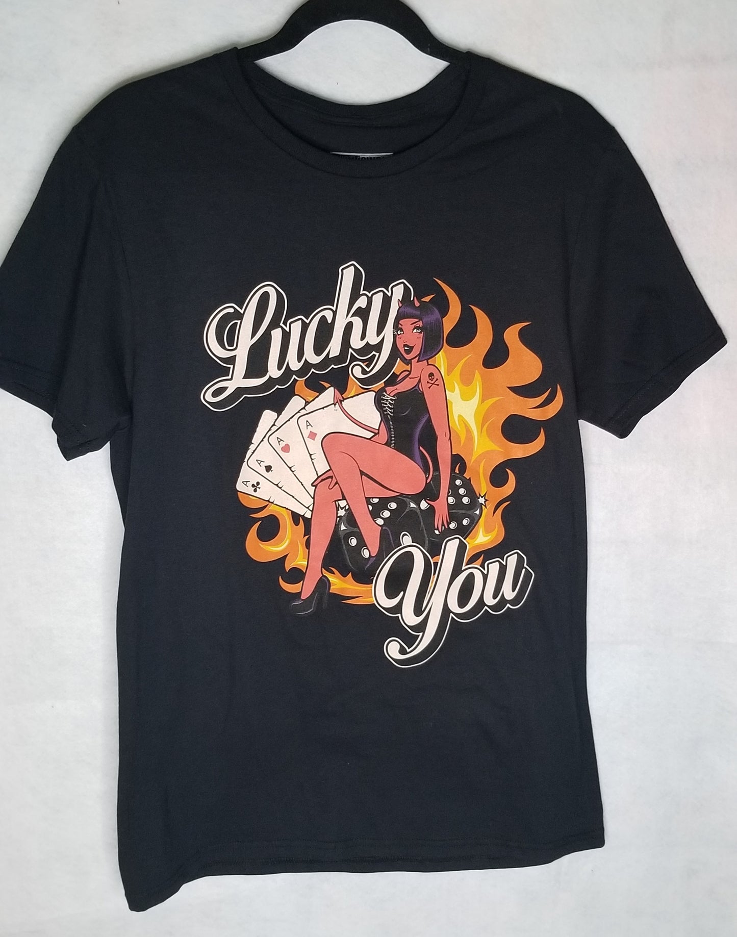Lucky You Graphic T-shirt Size M