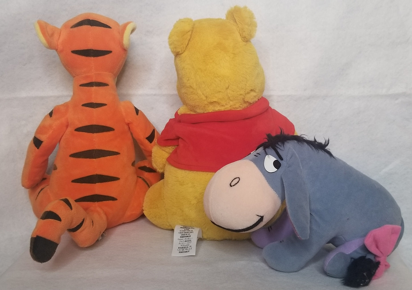 Winnie The Pooh, Tigger and Eyore Plushies