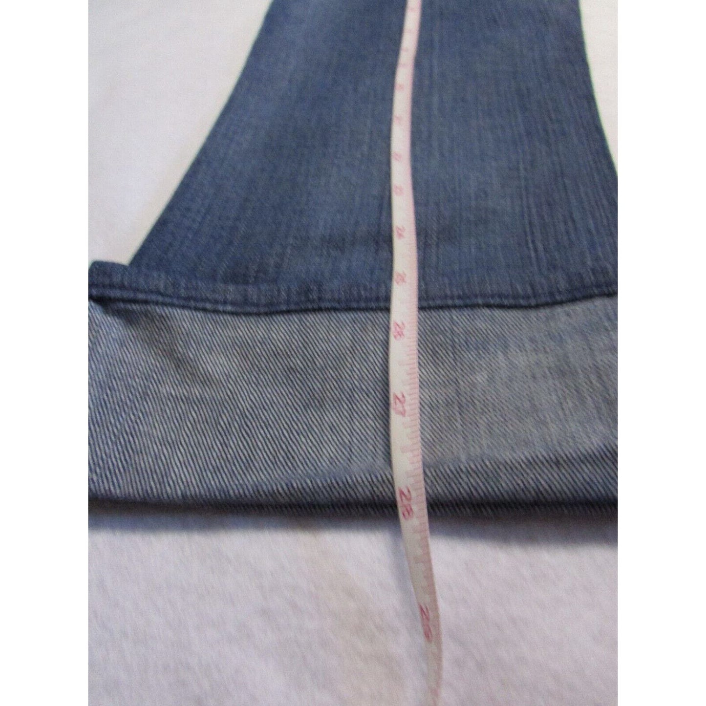 Rock & Republic Cuffed Capri Stretch Denim Dark Blue - Women's Size 25